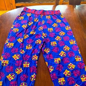 Never worn FC Barcelona sleep pants